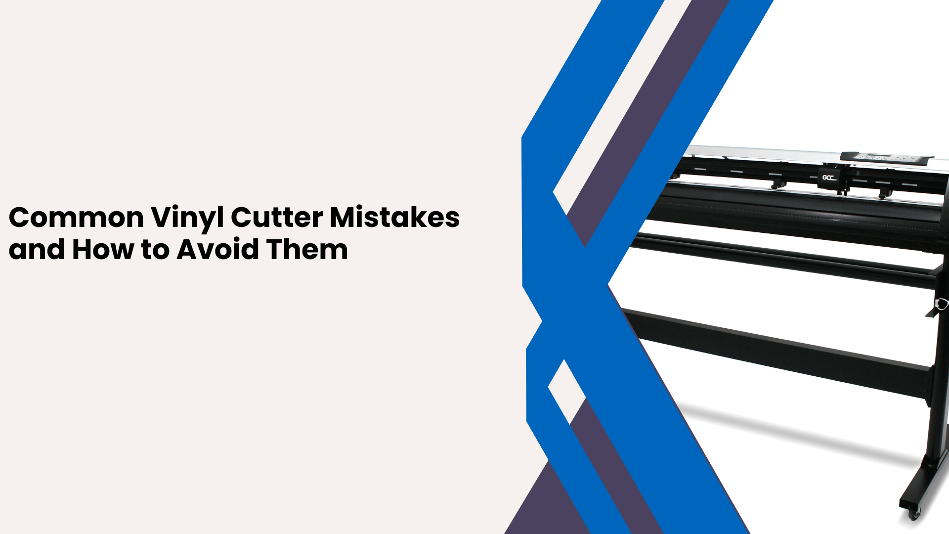Common Vinyl Cutter Mistakes and How to Avoid Them