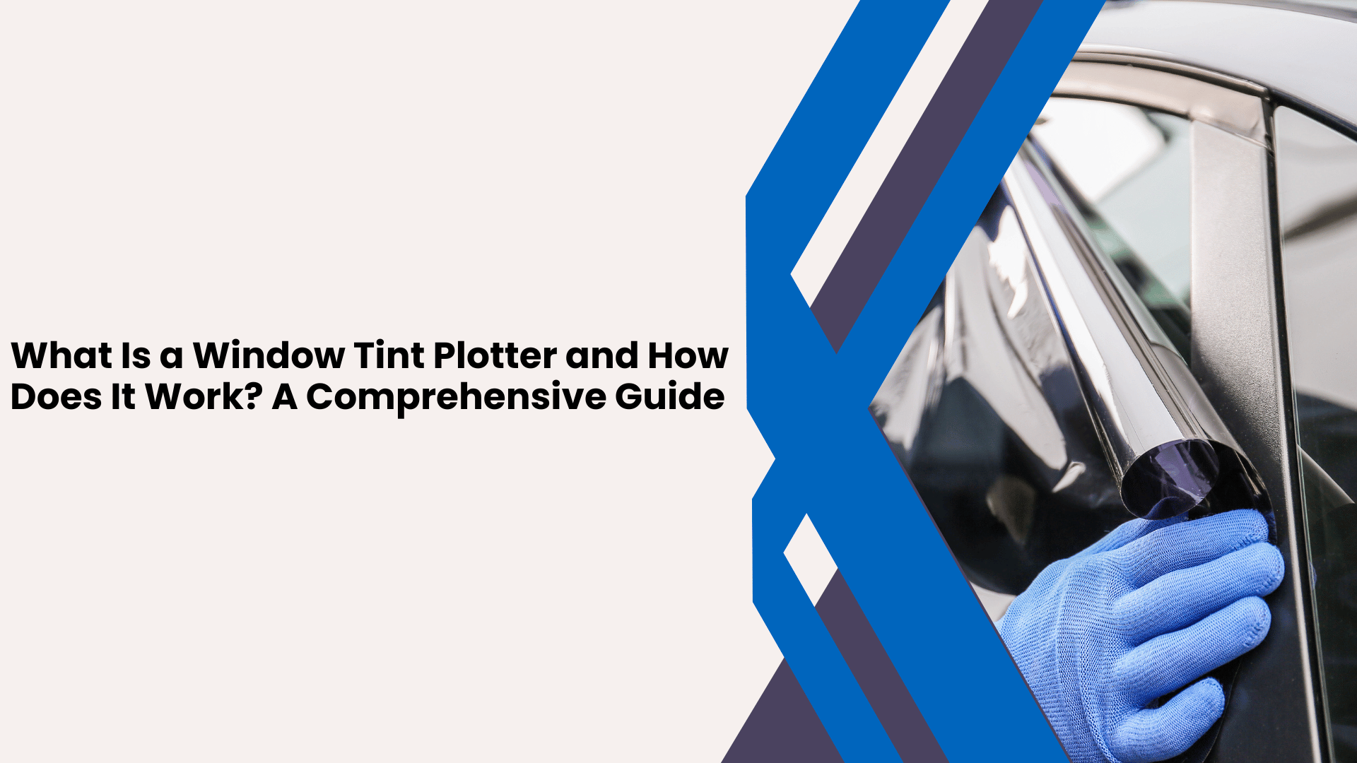 what is a window tint plotter